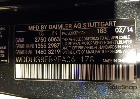 2014 Mercedes-Benz S 550 4Matic из США, поврежденный, VIN WDDUG8FB9EA061178